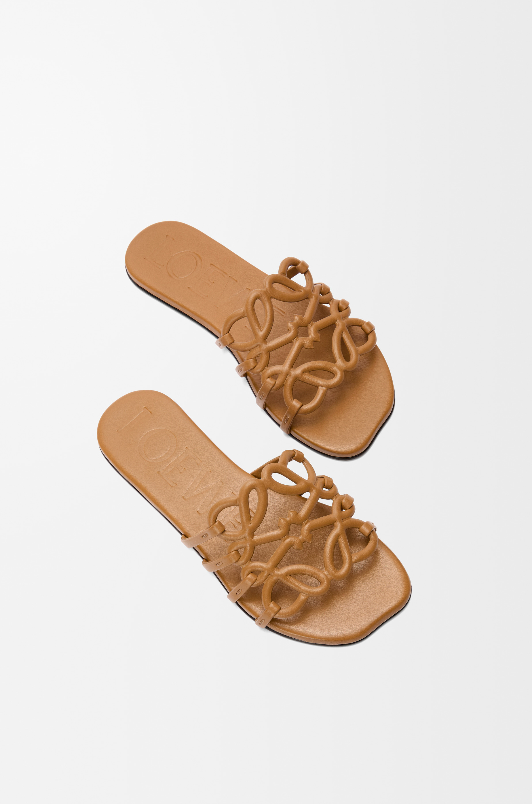 Petal Anagram slide in soft calfskin - 2