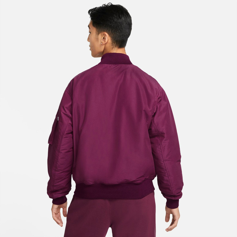 Jordan Air Jordan Essentials Statement MA-1 Jacket 'Purple' DA9797-610 outlook