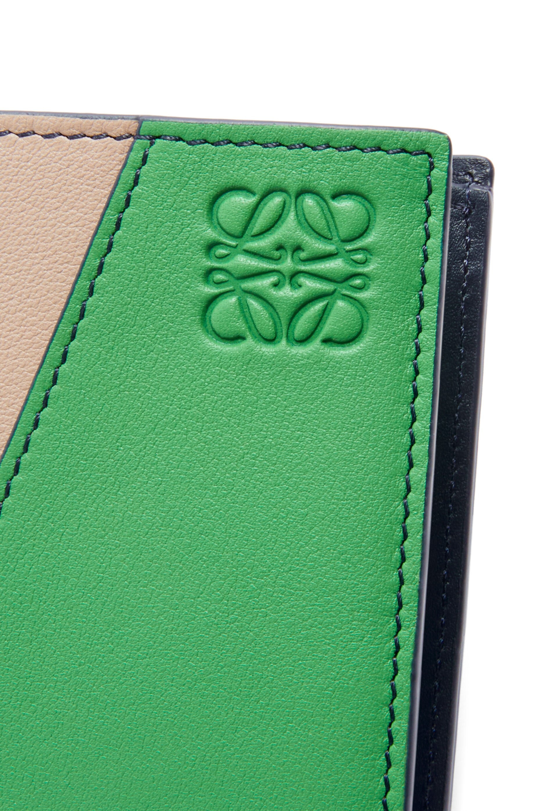 Puzzle bifold coin wallet in classic calfskin - 5