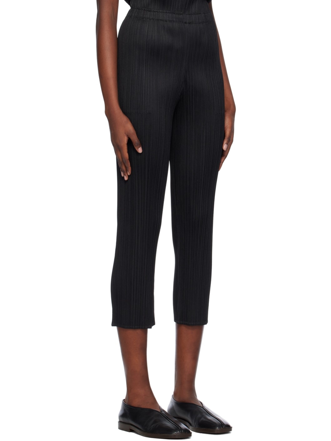 Black Basics Trousers - 2