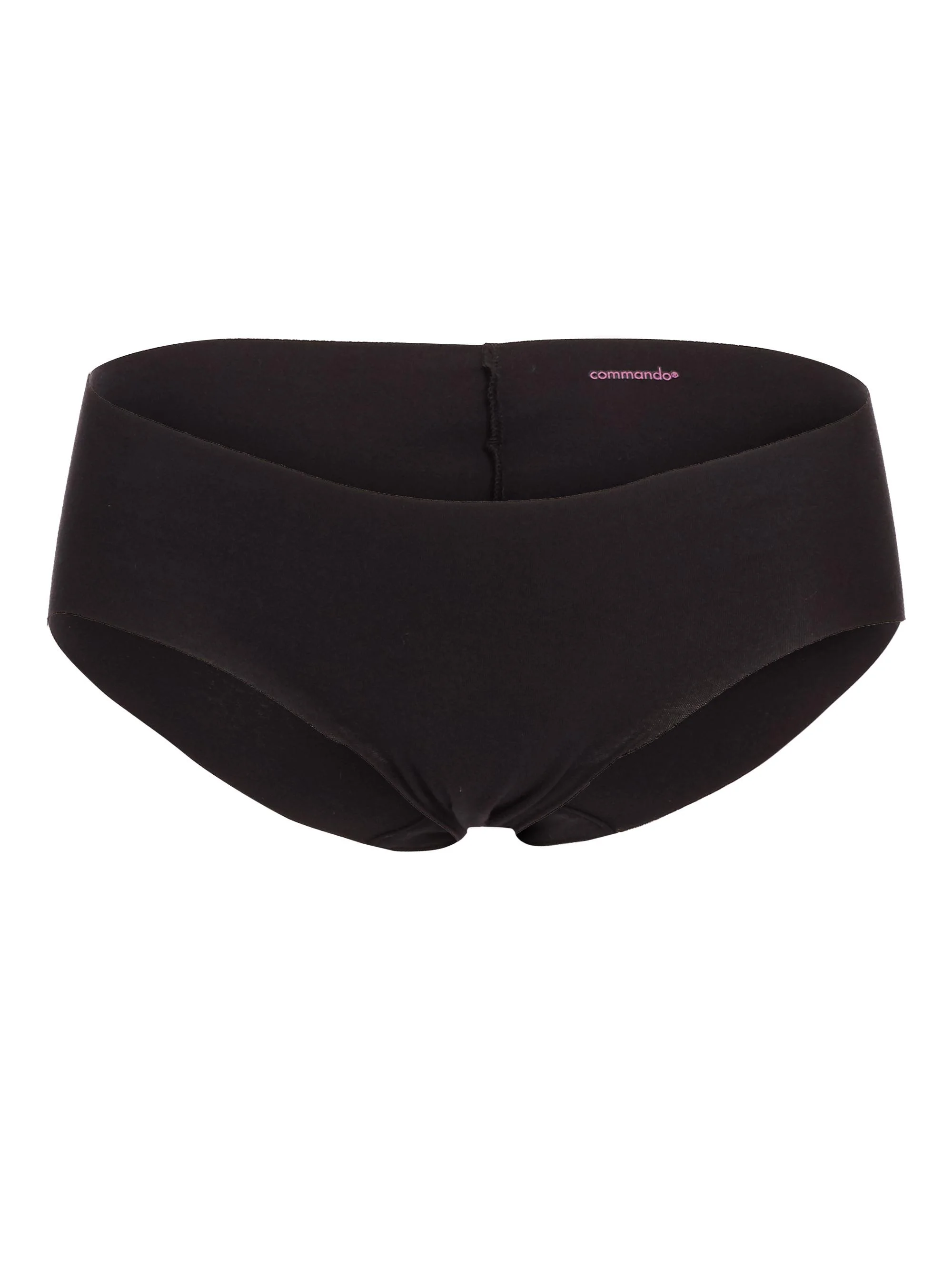 Women's Stretch Cotton Bikini Briefs - Black - 1