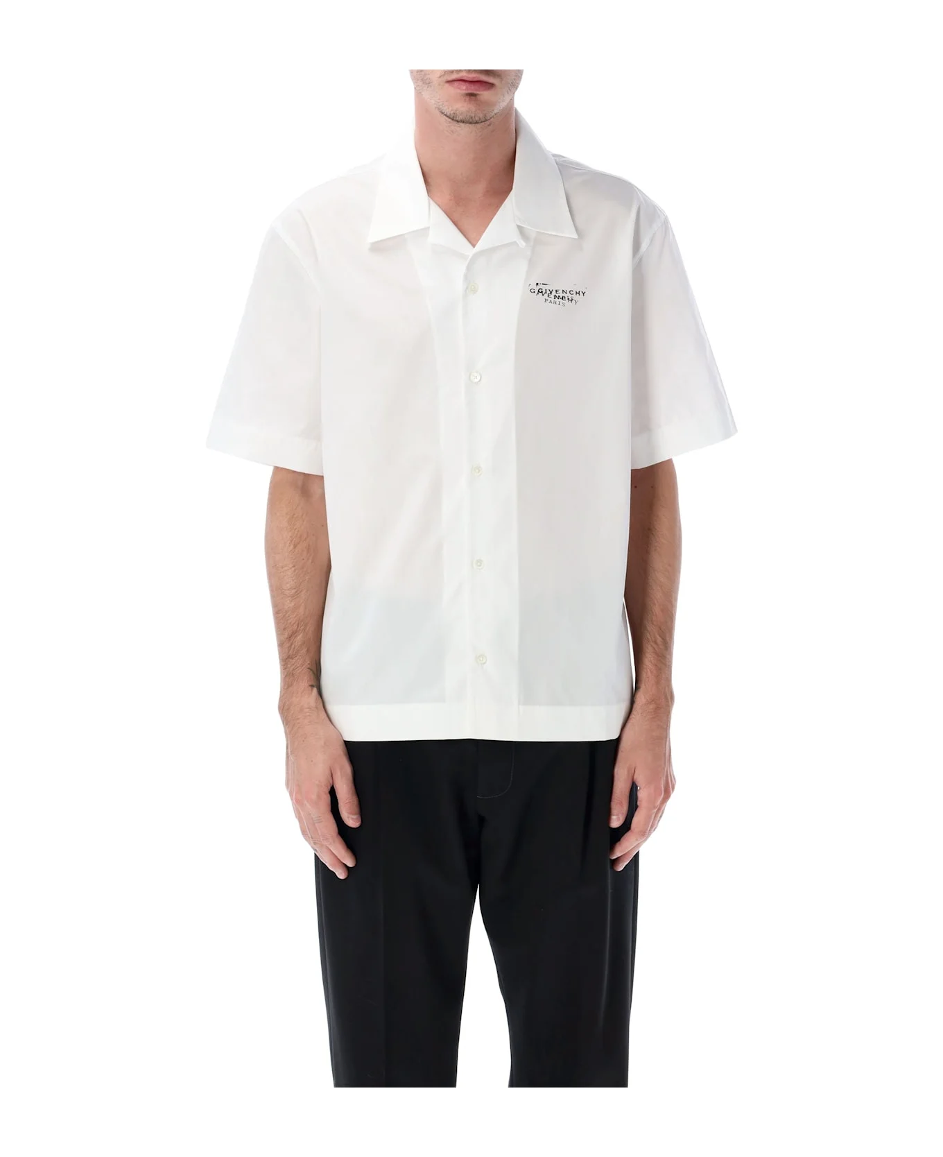 Givenchy Poplin Shirt With Stamp Print - 1