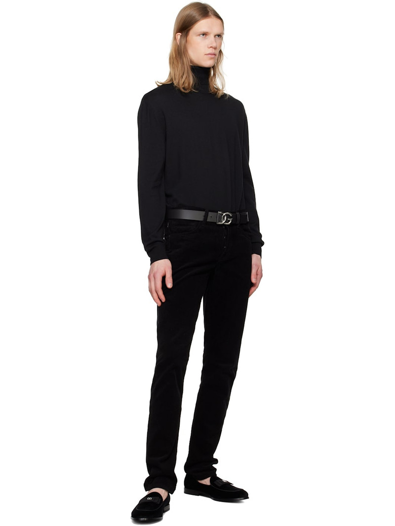 Dolce & Gabbana Black Vivaldi Formale Loafers outlook