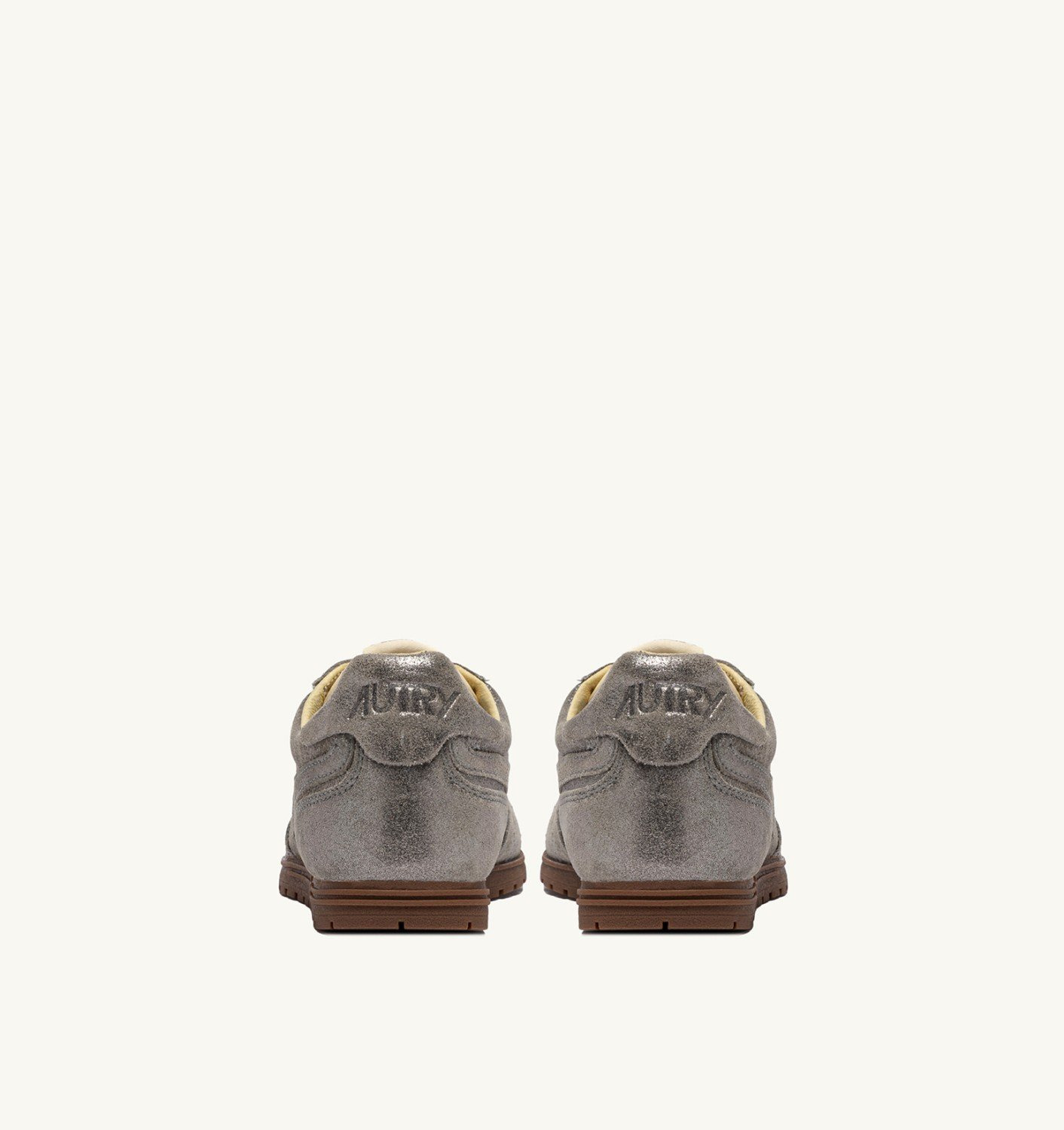WINDSPIN SNEAKERS IN GLITTER SILVER SUEDE - 3