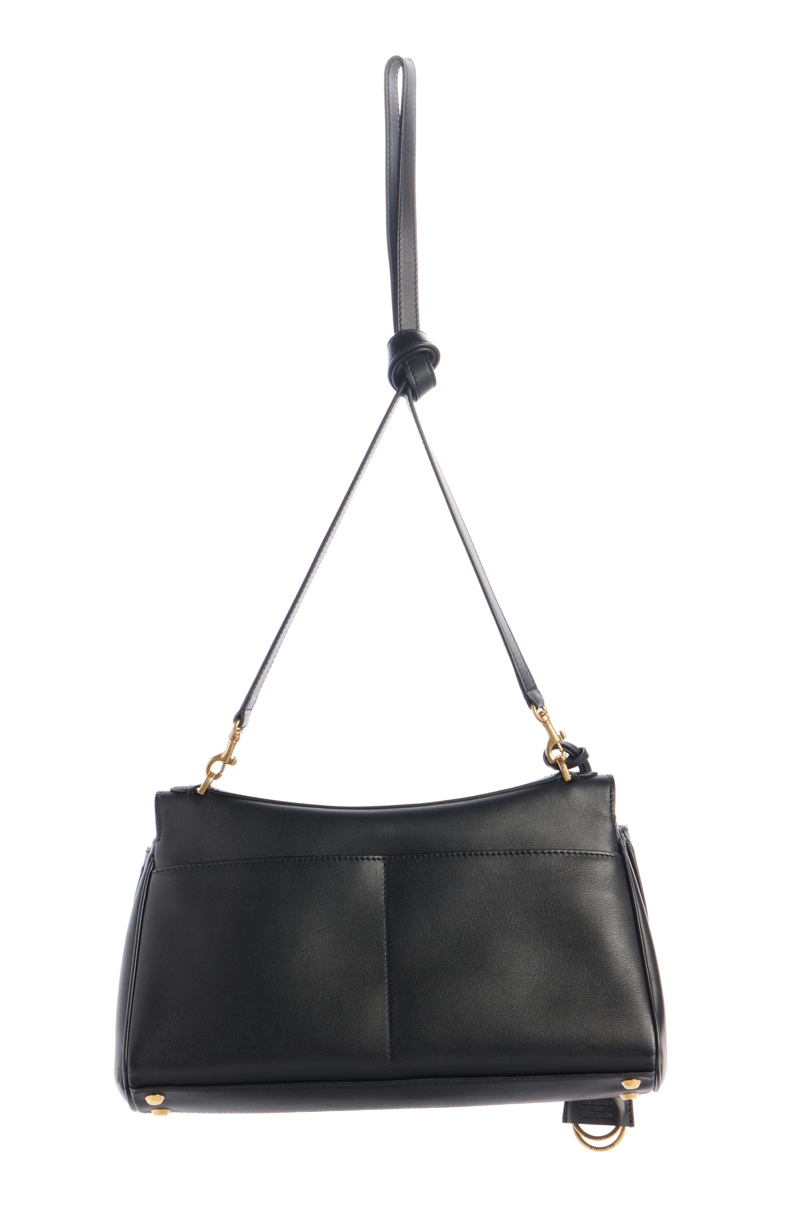 Balenciaga Rodeo Leather Shoulder Bag in 1000 Black at Nordstrom - 3