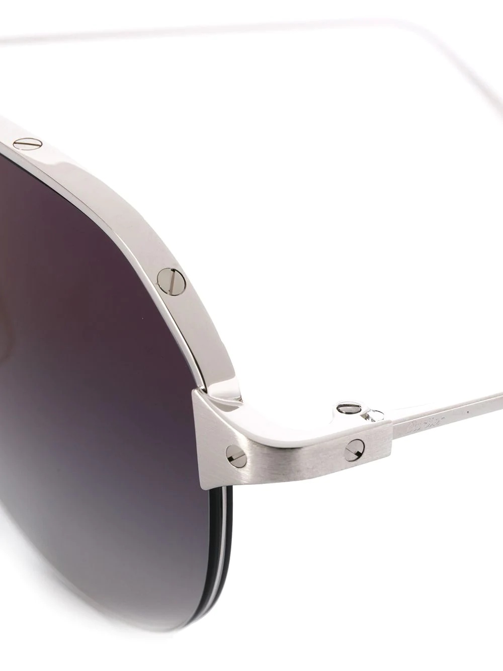 Santos de Cartier aviator-frame sunglasses - 3