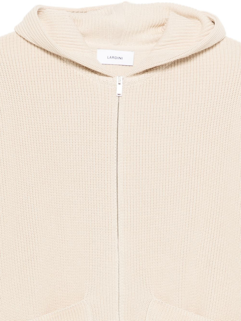 hooded zip-up cardigan 3