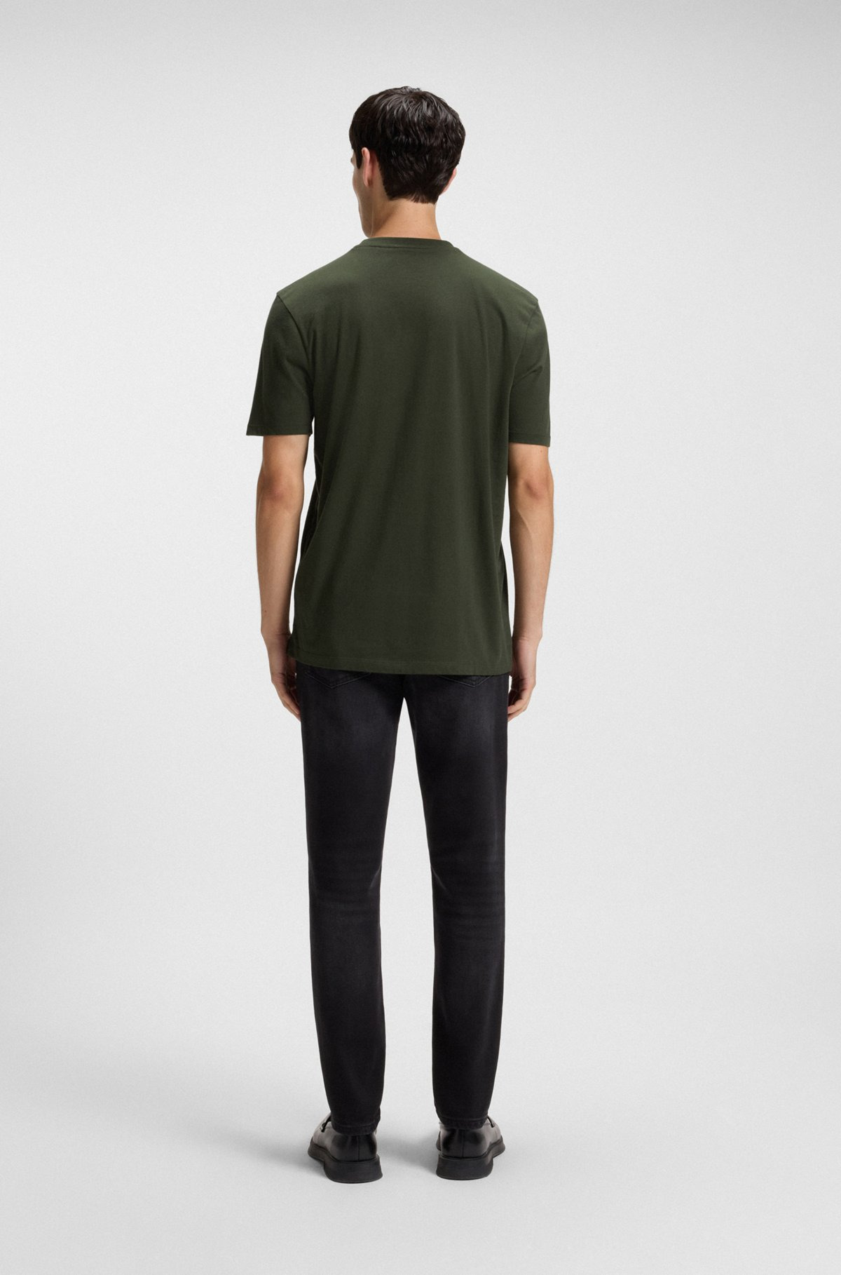 REGULAR-FIT T-SHIRT IN COTTON JERSEY WITH LOGO ARTWORK - 5