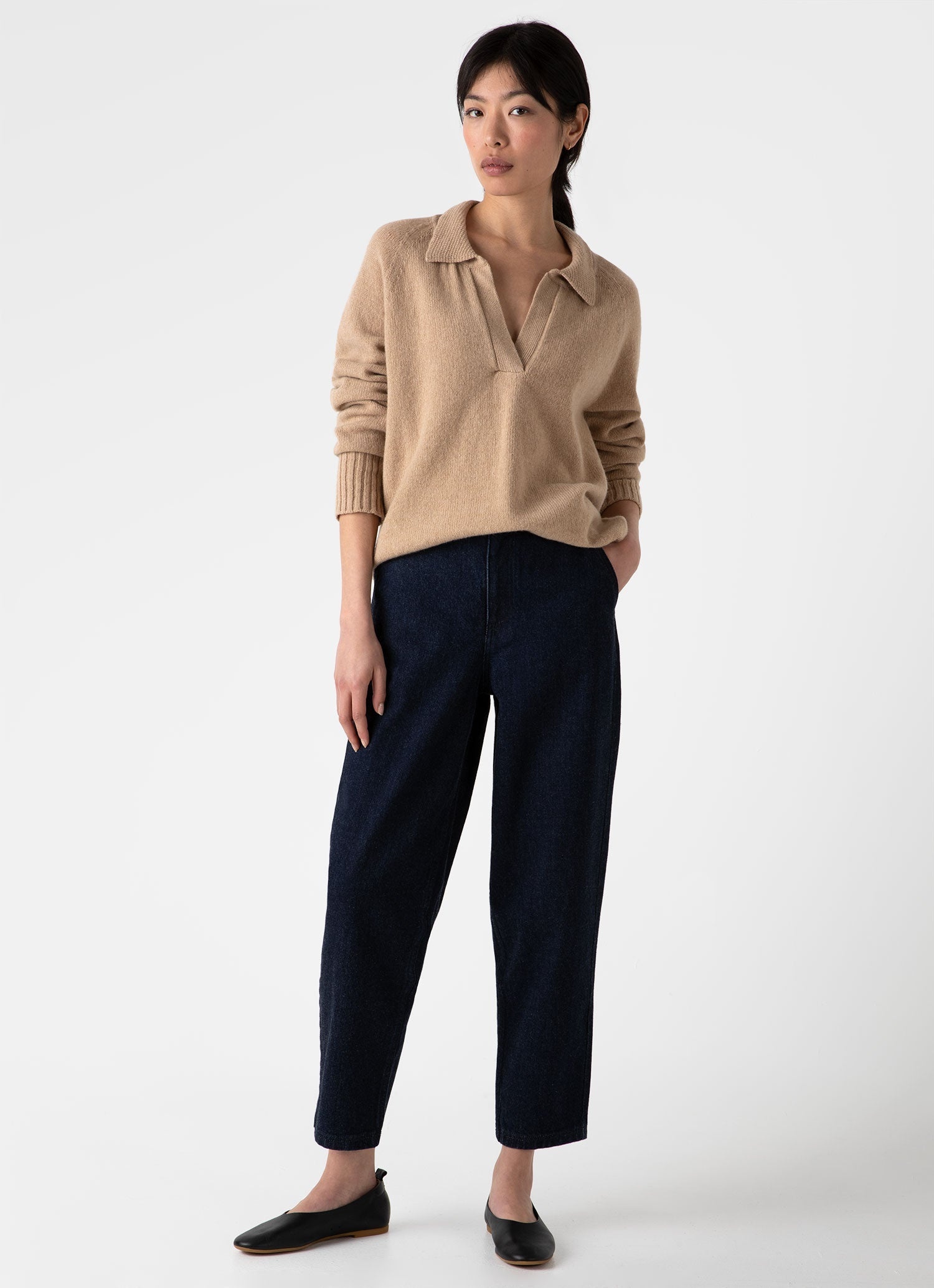 Lambswool Polo Jumper - 1