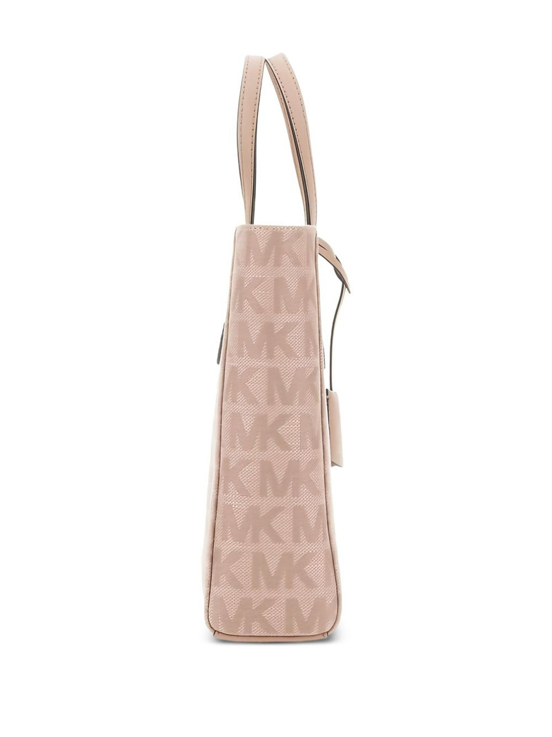 Sinclair logo charm tote bag 4