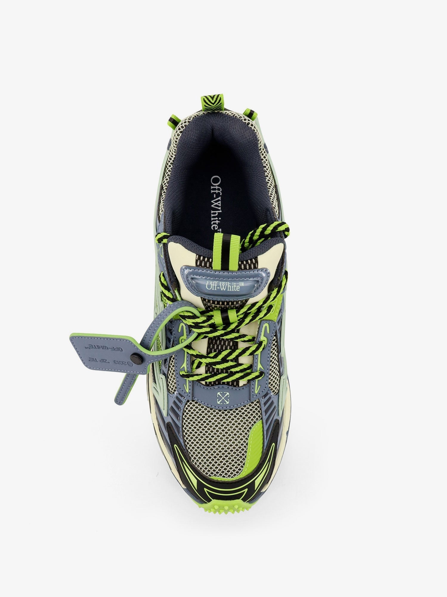 Off White Men Ow Be Right Back Mesh Low-Top Sneakers - 5