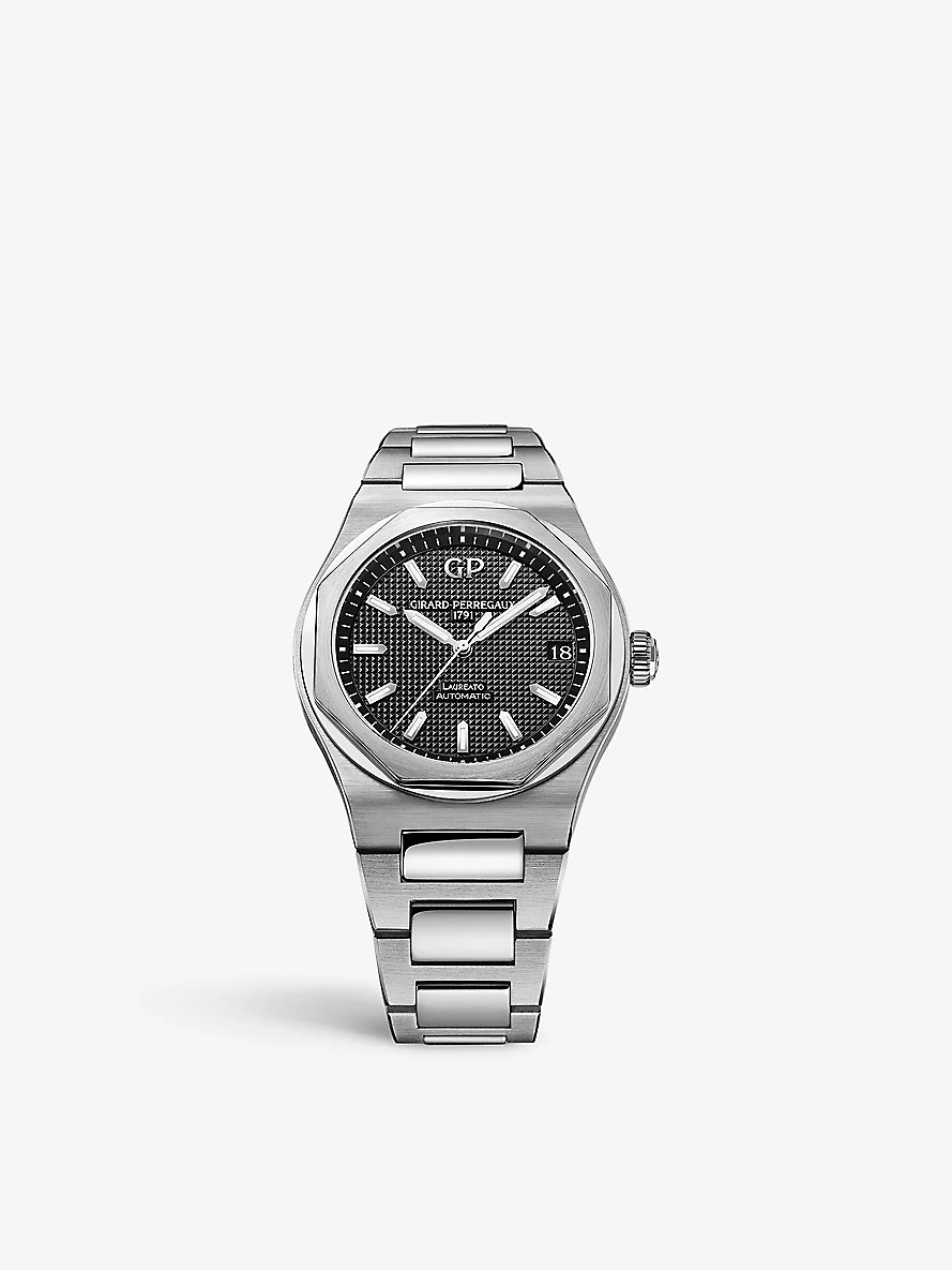 81010-11-634-11A Laureato stainless-steel automatic watch - 1
