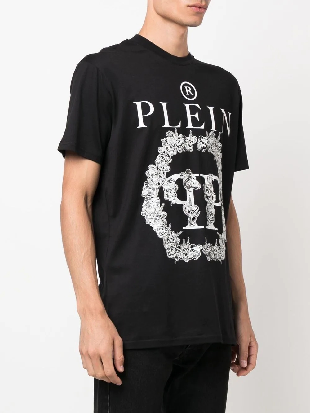 logo-print cotton T-shirt - 3