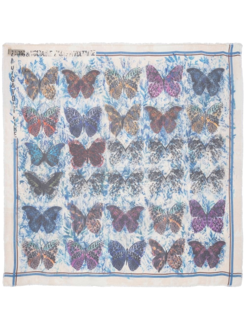 Kerry printed modal scarf - 1