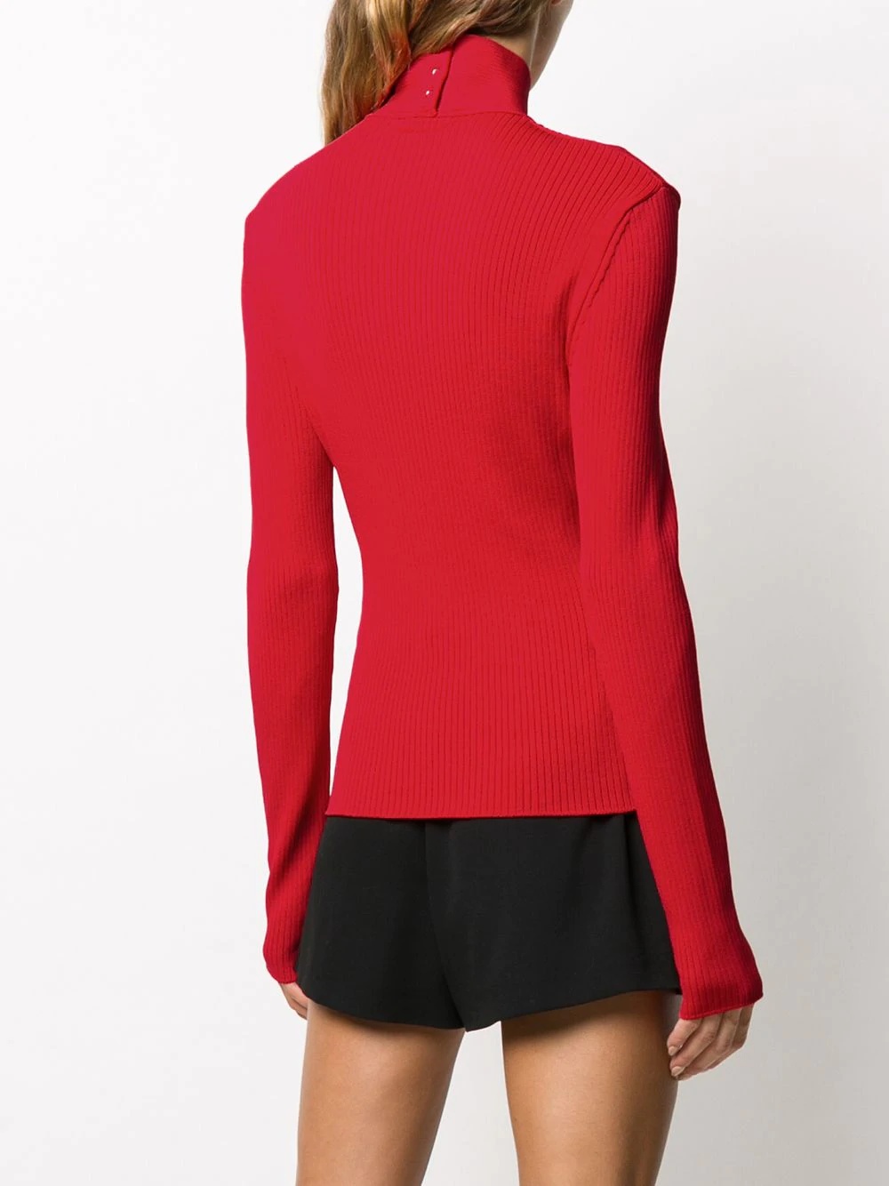 crossover-strap knitted top - 4