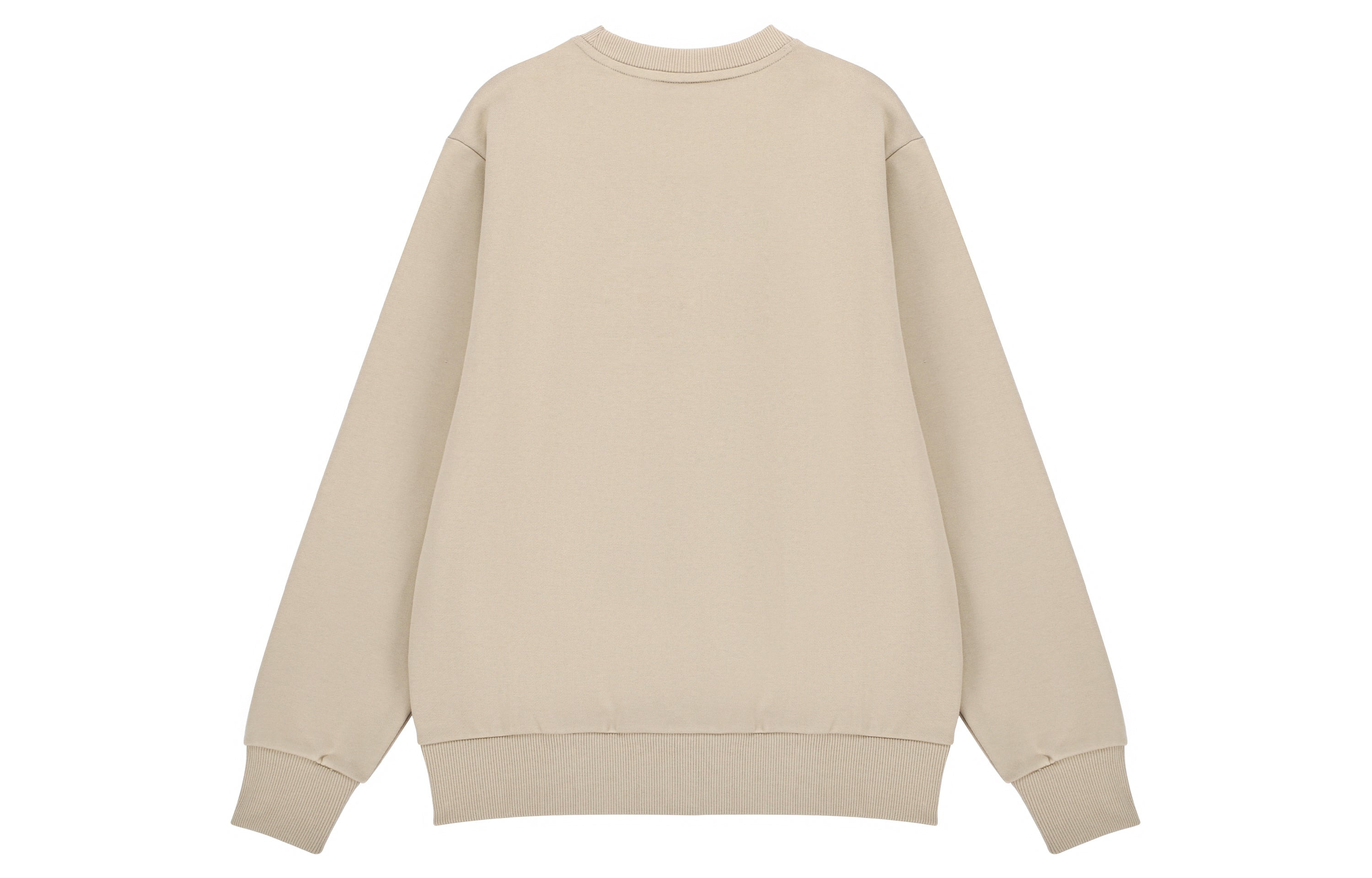 New Balance Solid Color Round Neck Sports Pullover Khaki AMT21555-PEB - 2