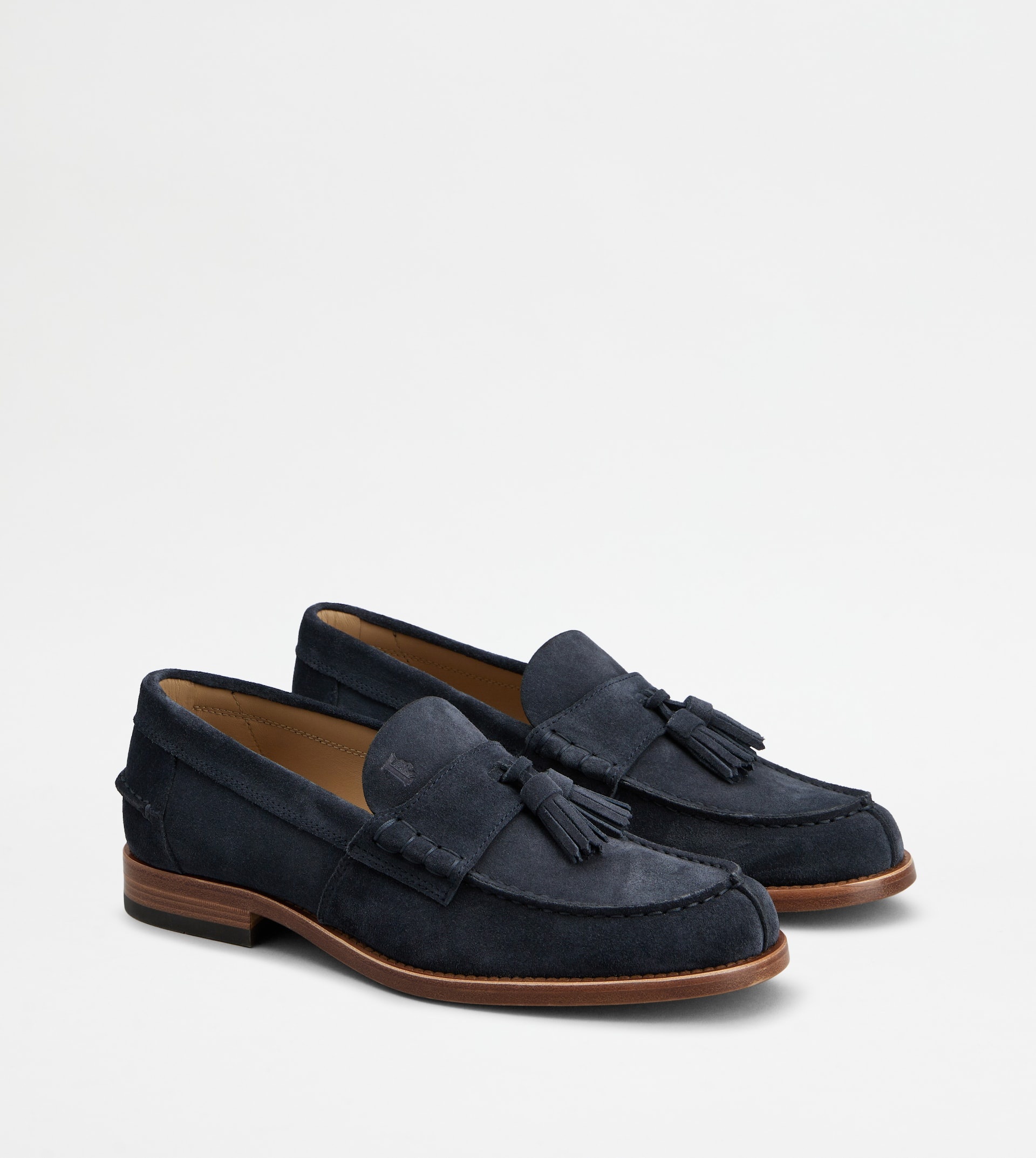 LOAFERS IN SUEDE - BLUE - 2