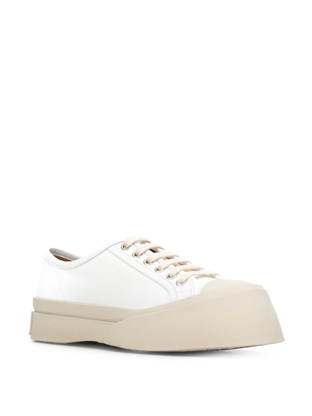 MARNI Women Laced Up Pablo Smooth Calf Leather Sneaker - 2