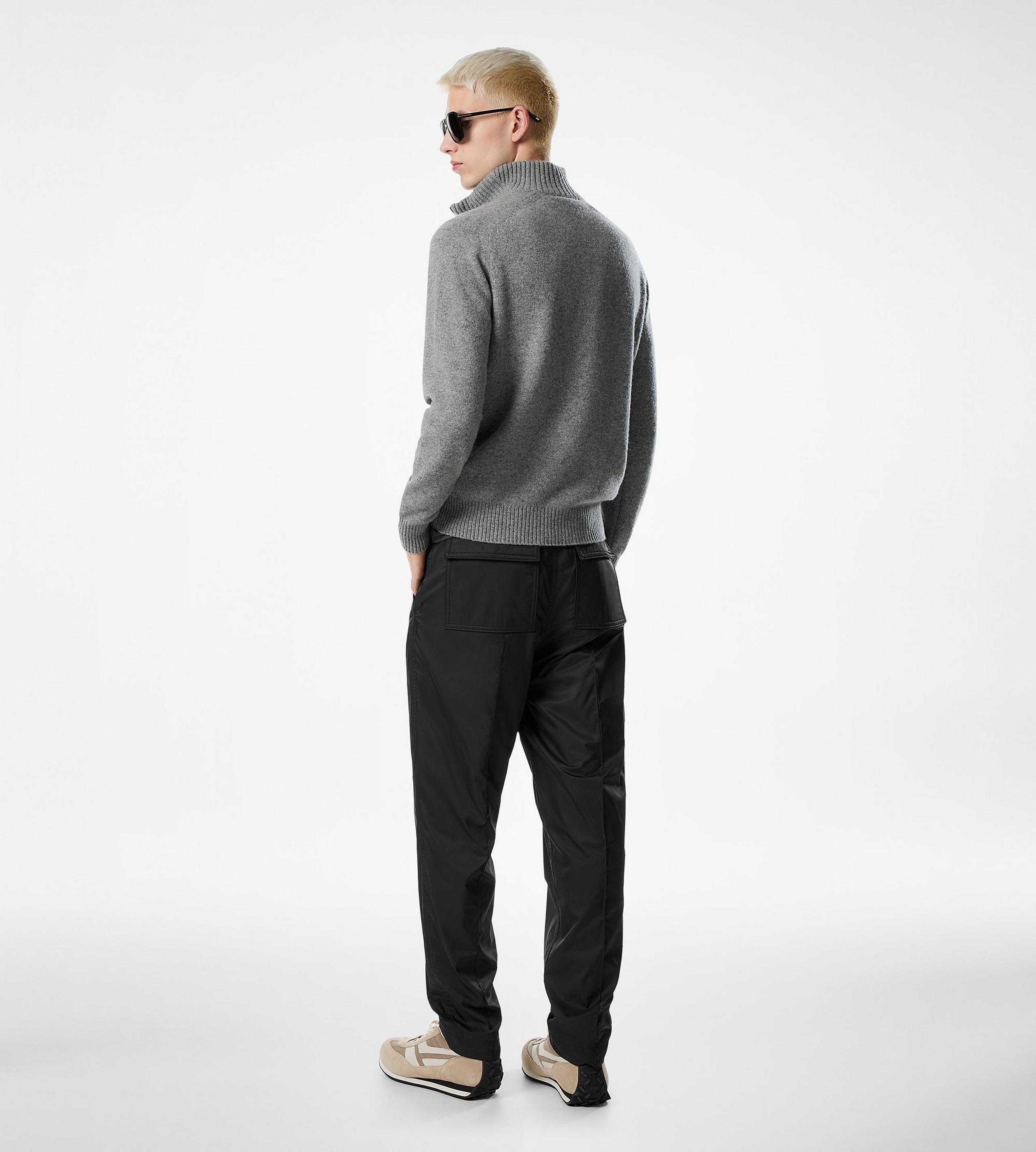 CASHMERE LAMBSWOOL HALF ZIP - 3