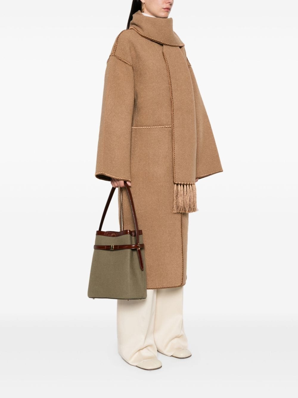 belted bucket bag - 2