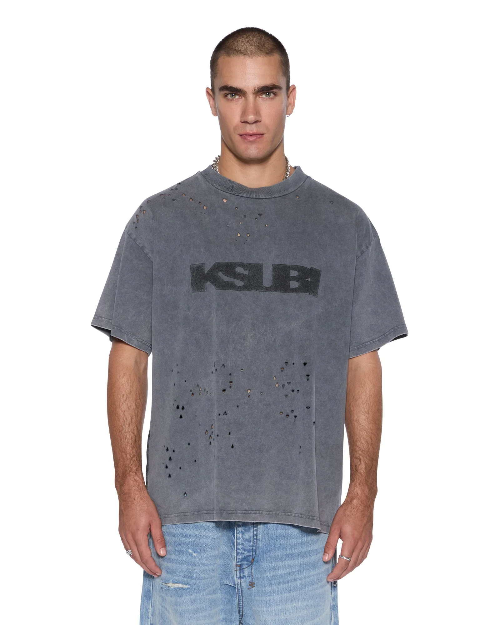 BLASTED EKCESS SS TEE RHINO - 1