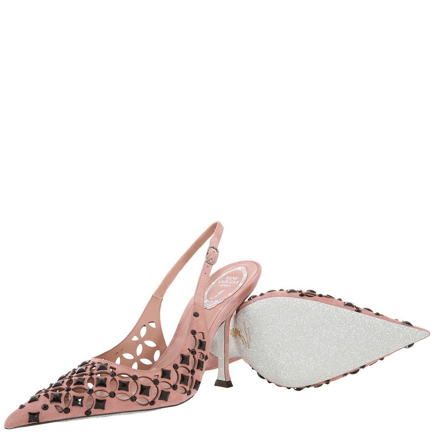 Rene Caovilla Petra Point-Toe Slingback Pumps - 2
