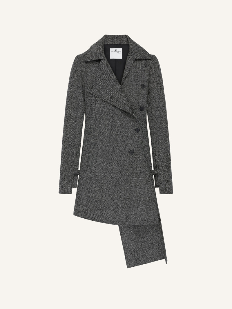 OBLIQUE CAVIAR COAT 1