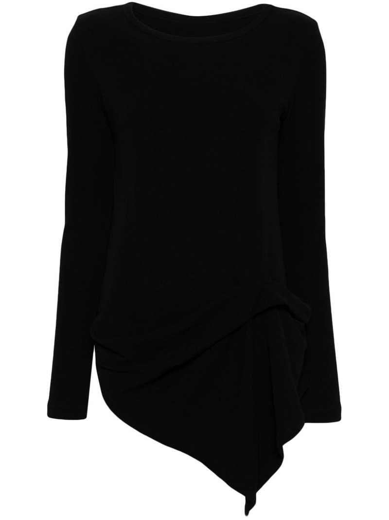 asymmetric long-sleeved T-shirt 1