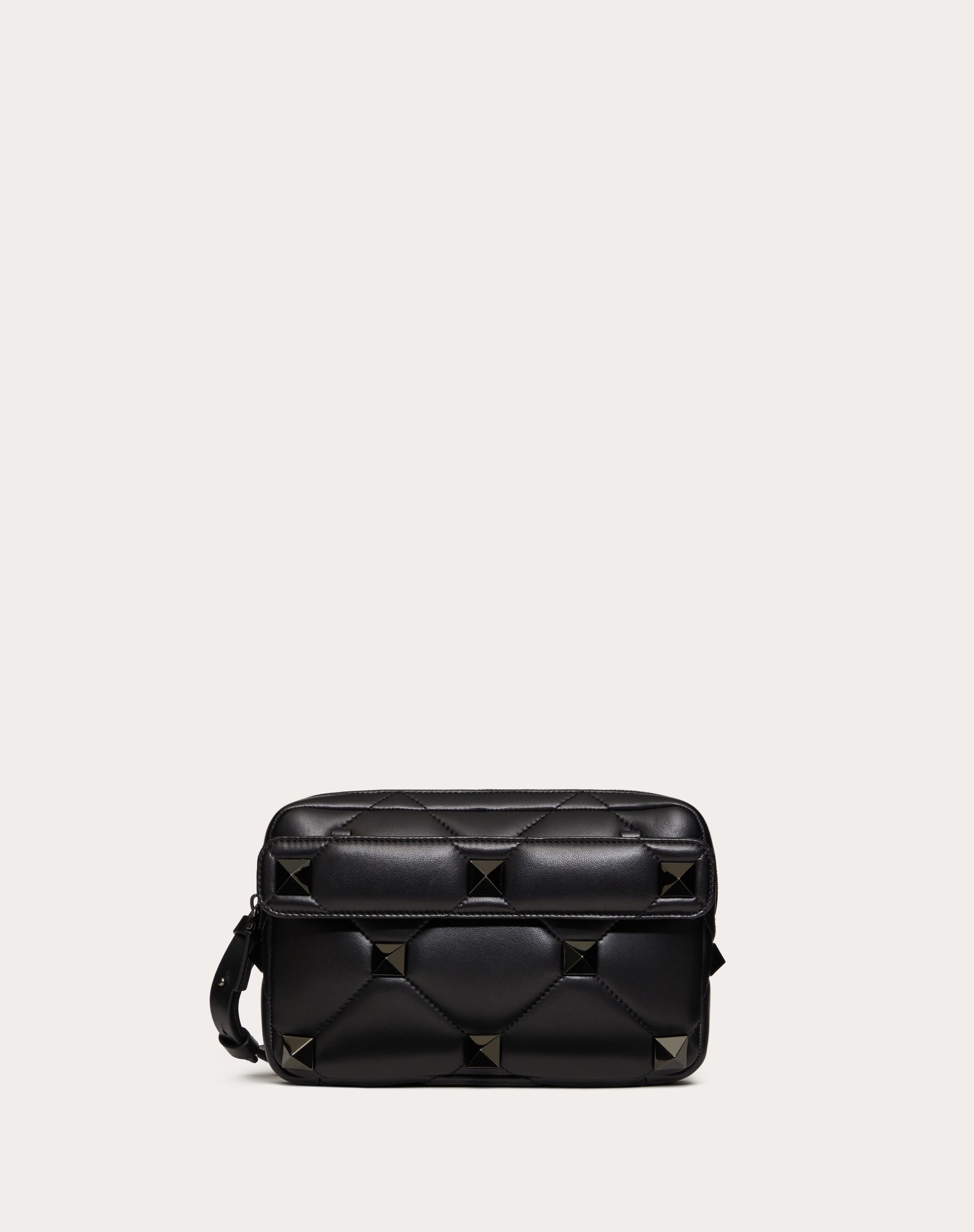 ROMAN STUD NAPPA LEATHER CROSSBODY BAG - 1