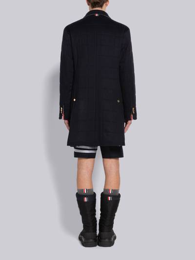 Thom Browne Cashmere Down Chesterfield Overcoat outlook