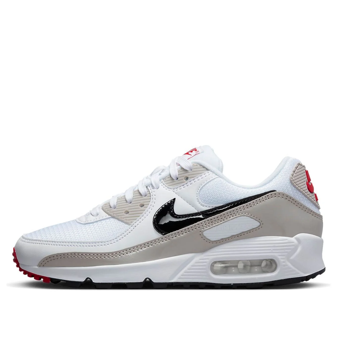 (WMNS) Nike Air Max 90 'Light Iron Ore Black' DX0116-101 - 1