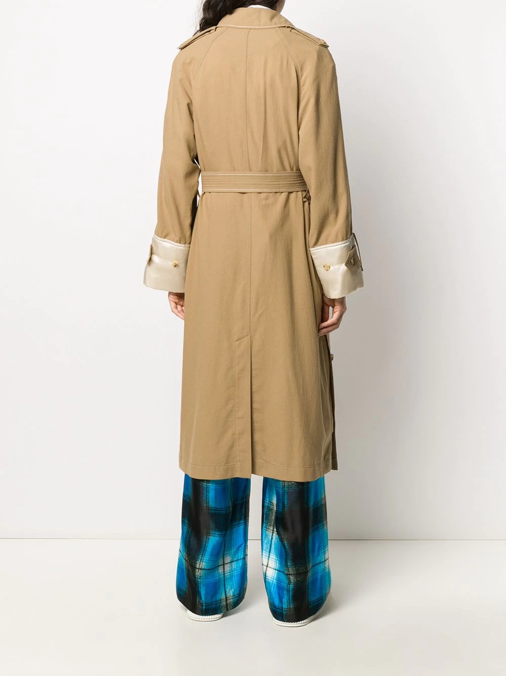 asymmetric trench coat - 4