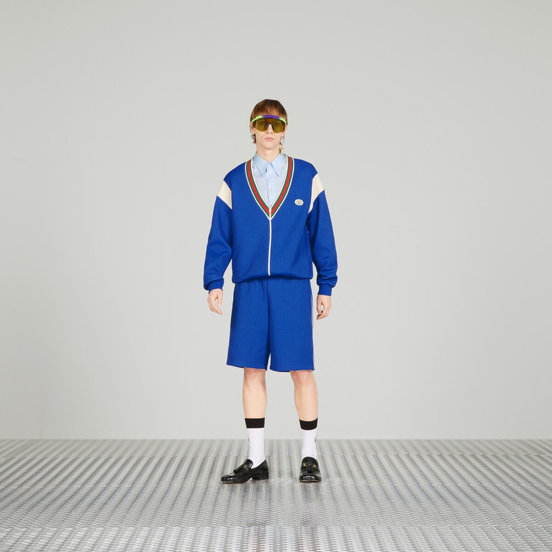 GUCCI Rib cotton jersey  basketball shorts outlook