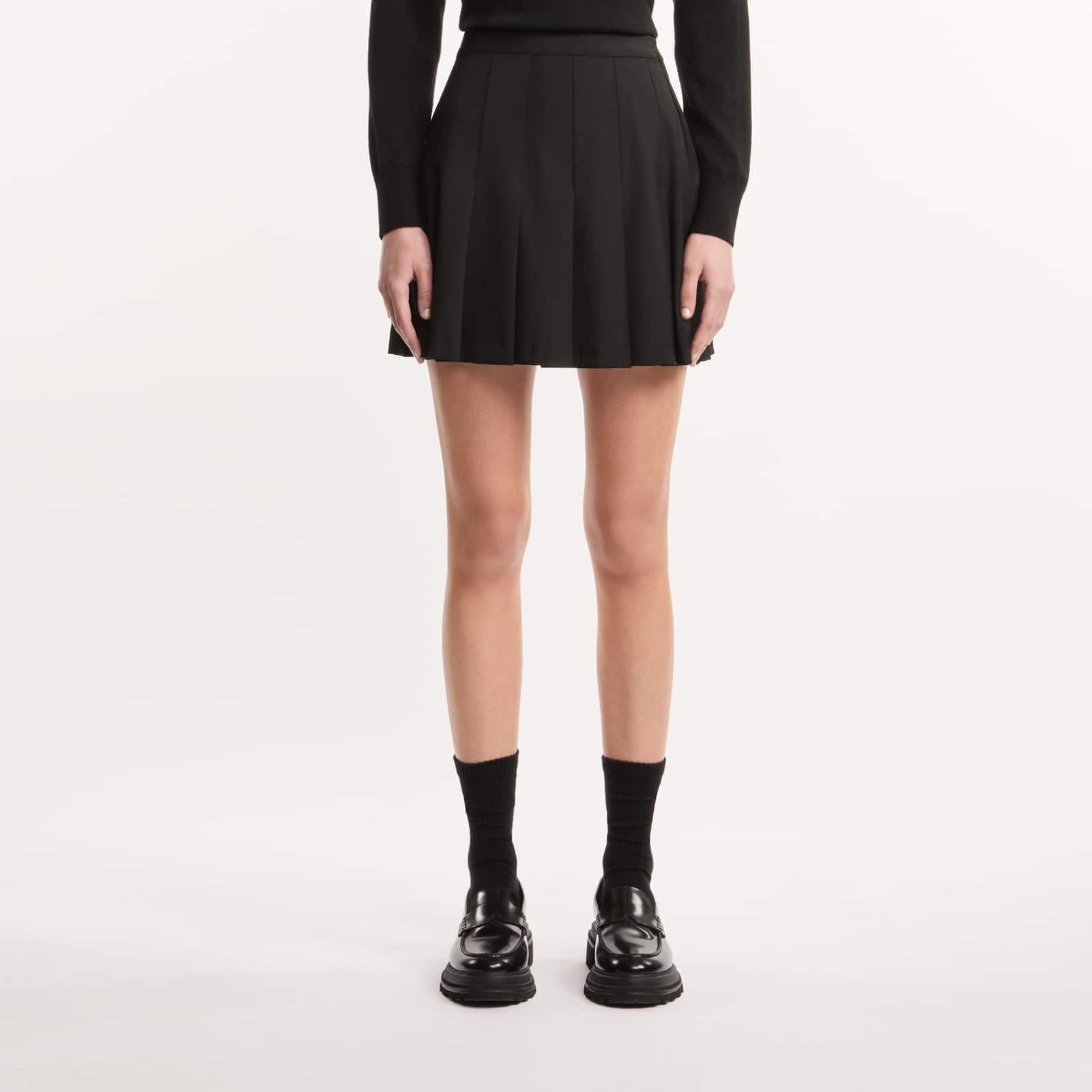Pleated miniskirt - 8