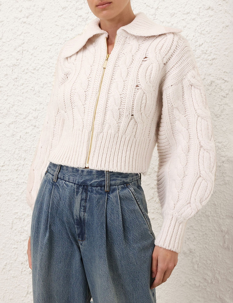 Zimmermann ILLUSTRATION CABLE CARDIGAN outlook