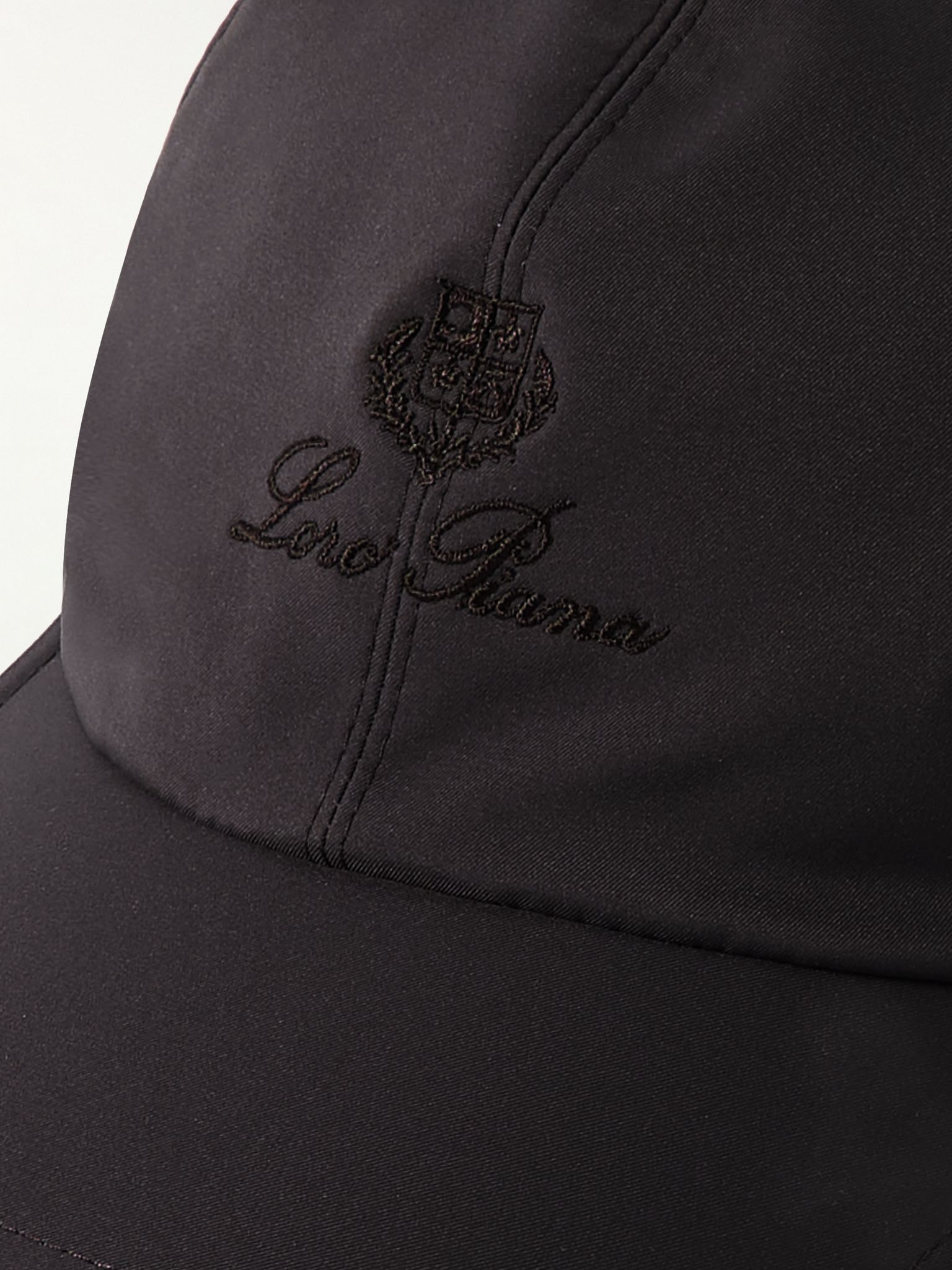 Logo-Embroidered Storm System® Shell Baseball Cap Black - 4