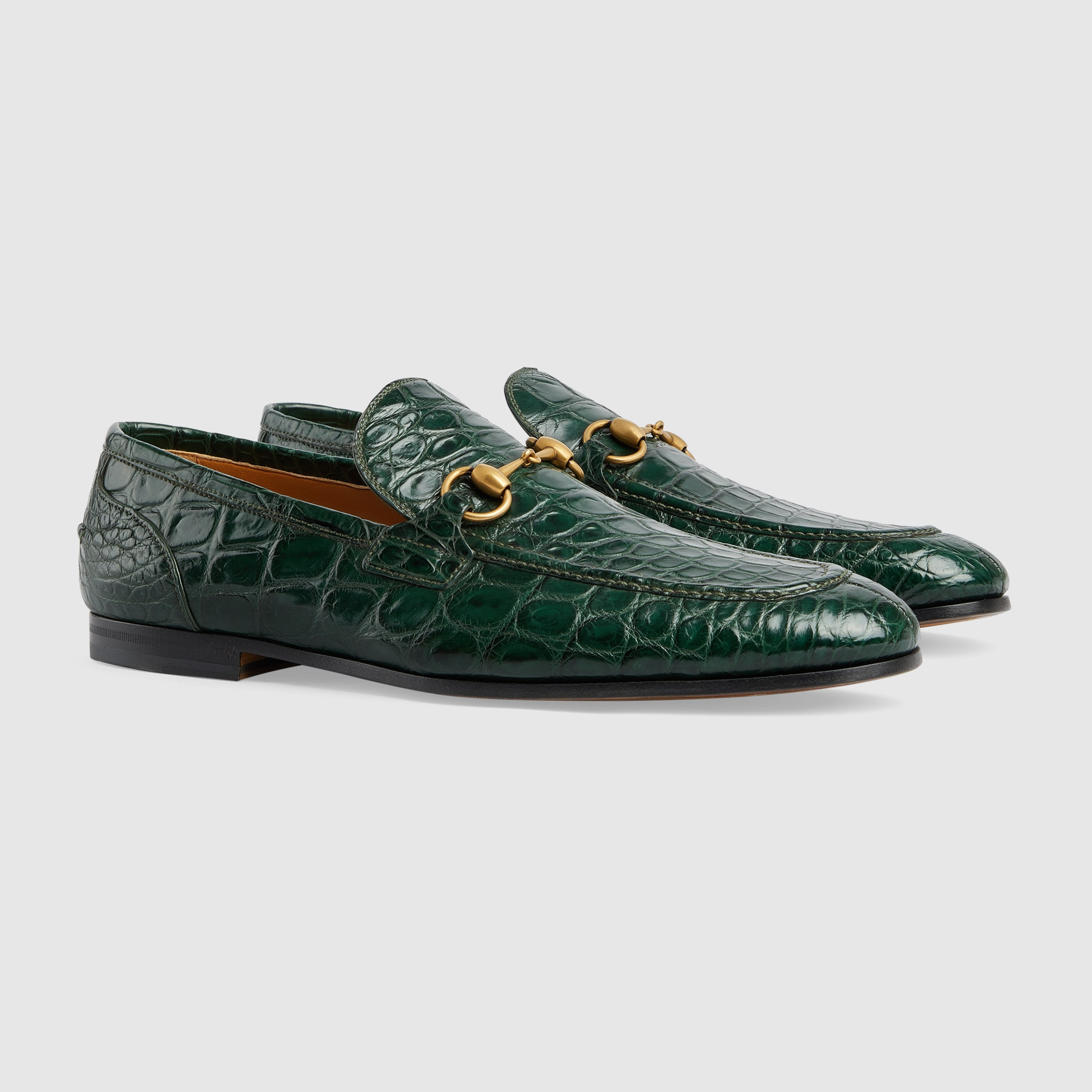 Men's Gucci Jordaan crocodile loafer - 2