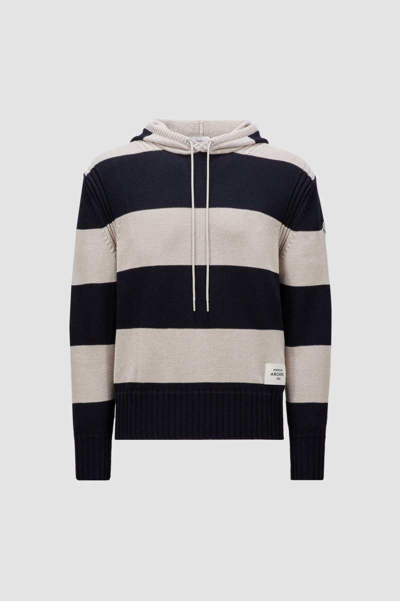 Striped Cotton Hoodie 1