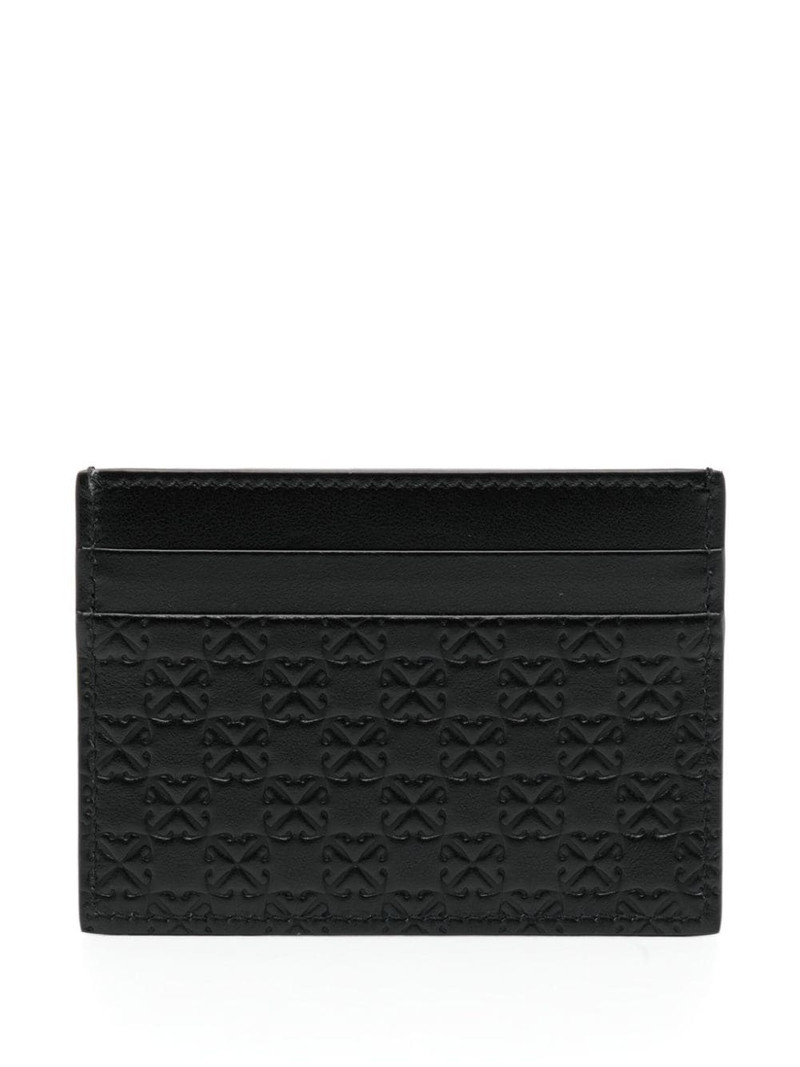 Off-White monogram leather cardholder outlook
