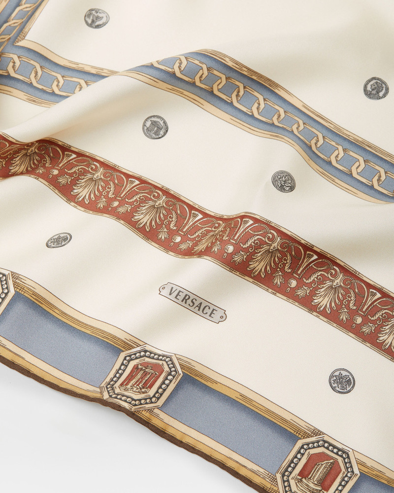 Printed Silk Twill Scarf 90 cm 3
