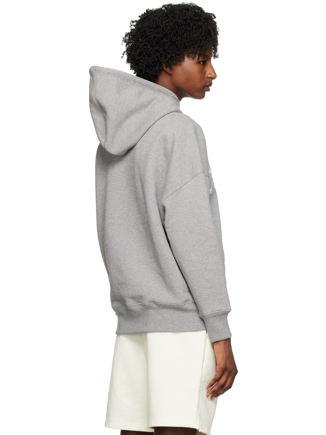 Gray 'Cœur Sacré' Hoodie - 3