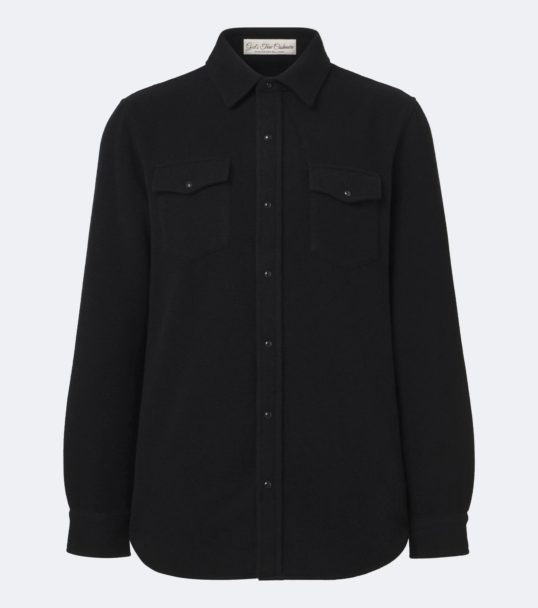 Cashmere shirt with spinels - 1
