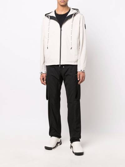 Moncler drawstring zipped jacket outlook