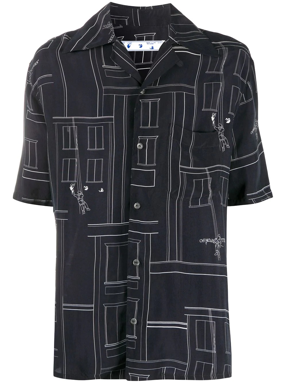 painter holiday print shirt  - 1