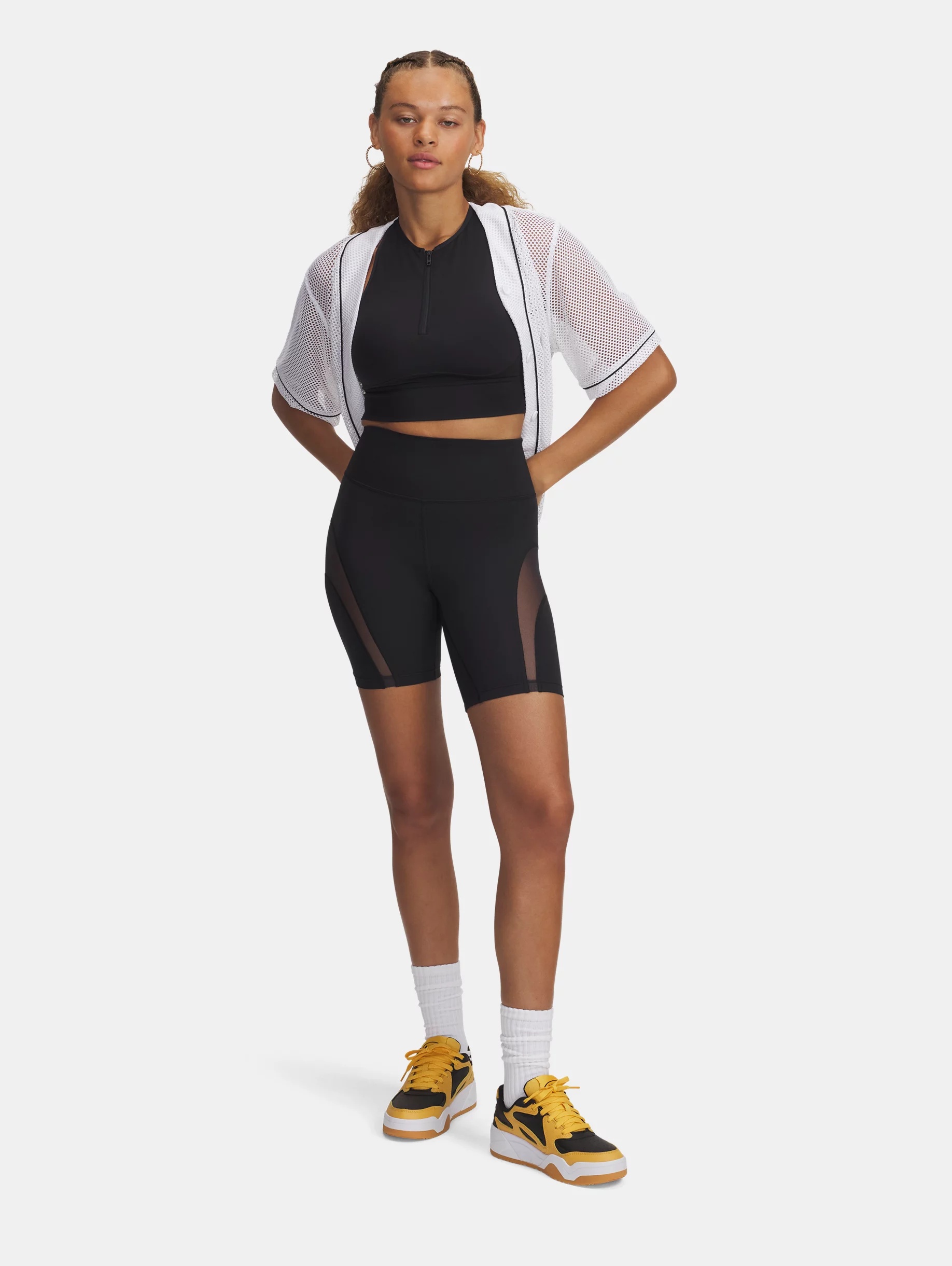 Women's UA Meridian Mesh 7" Shorts - 3