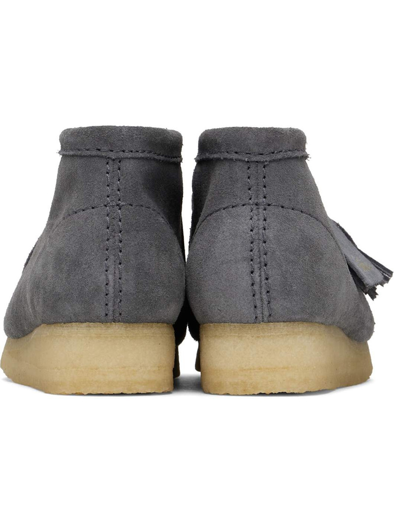 Gray Wallabee Boots 2