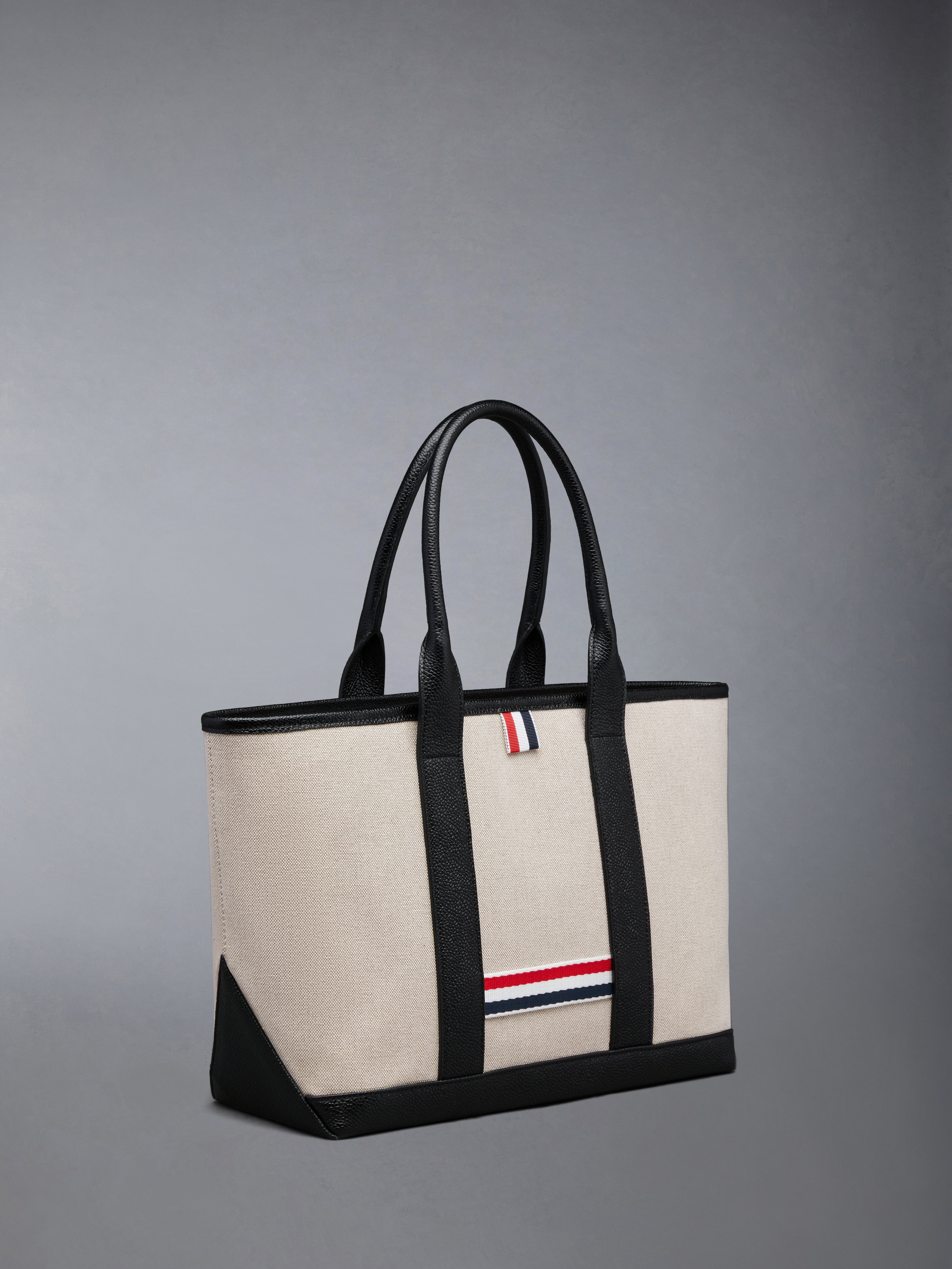 COTTON CANVAS LEATHER SMALL TOOL TOTE - 6