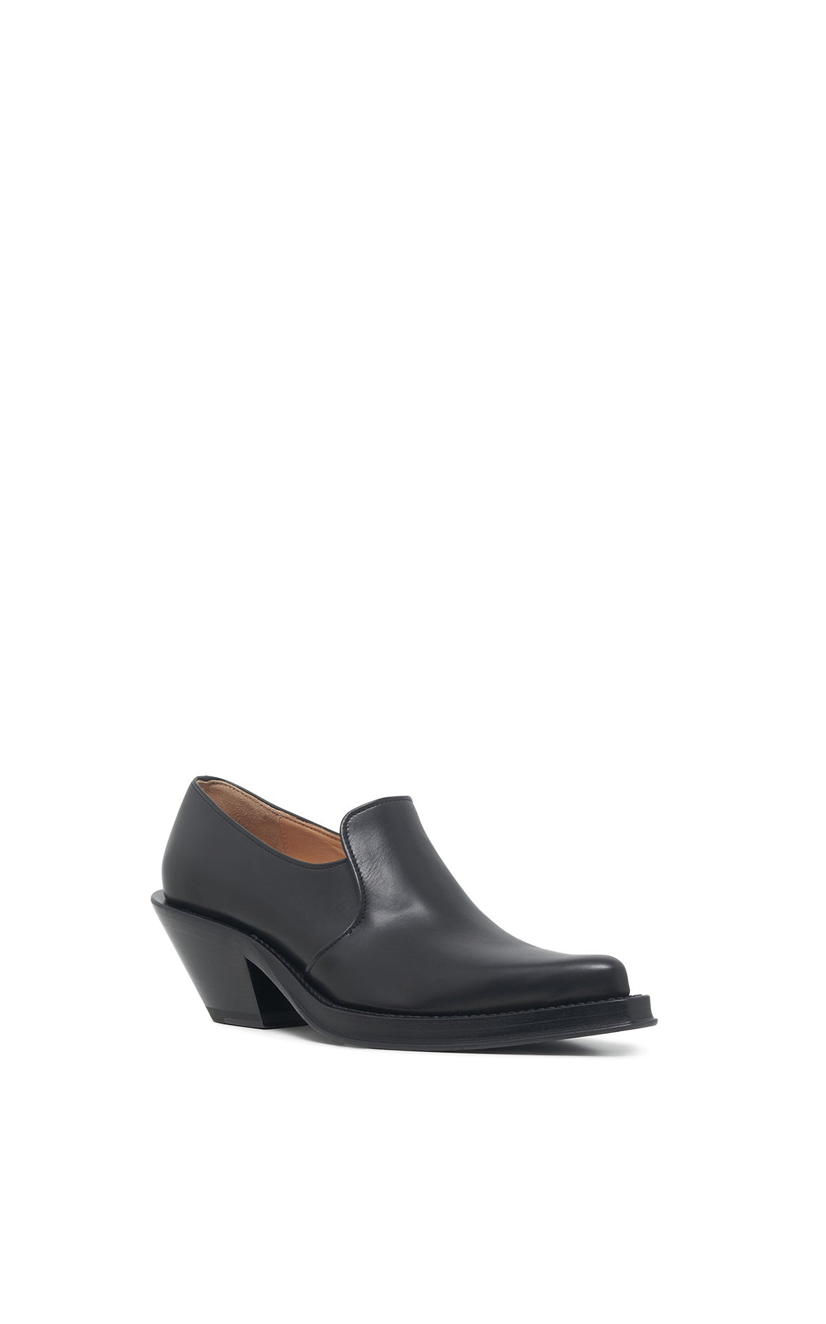 Jack Loafer in Black Nappa Leather - 2