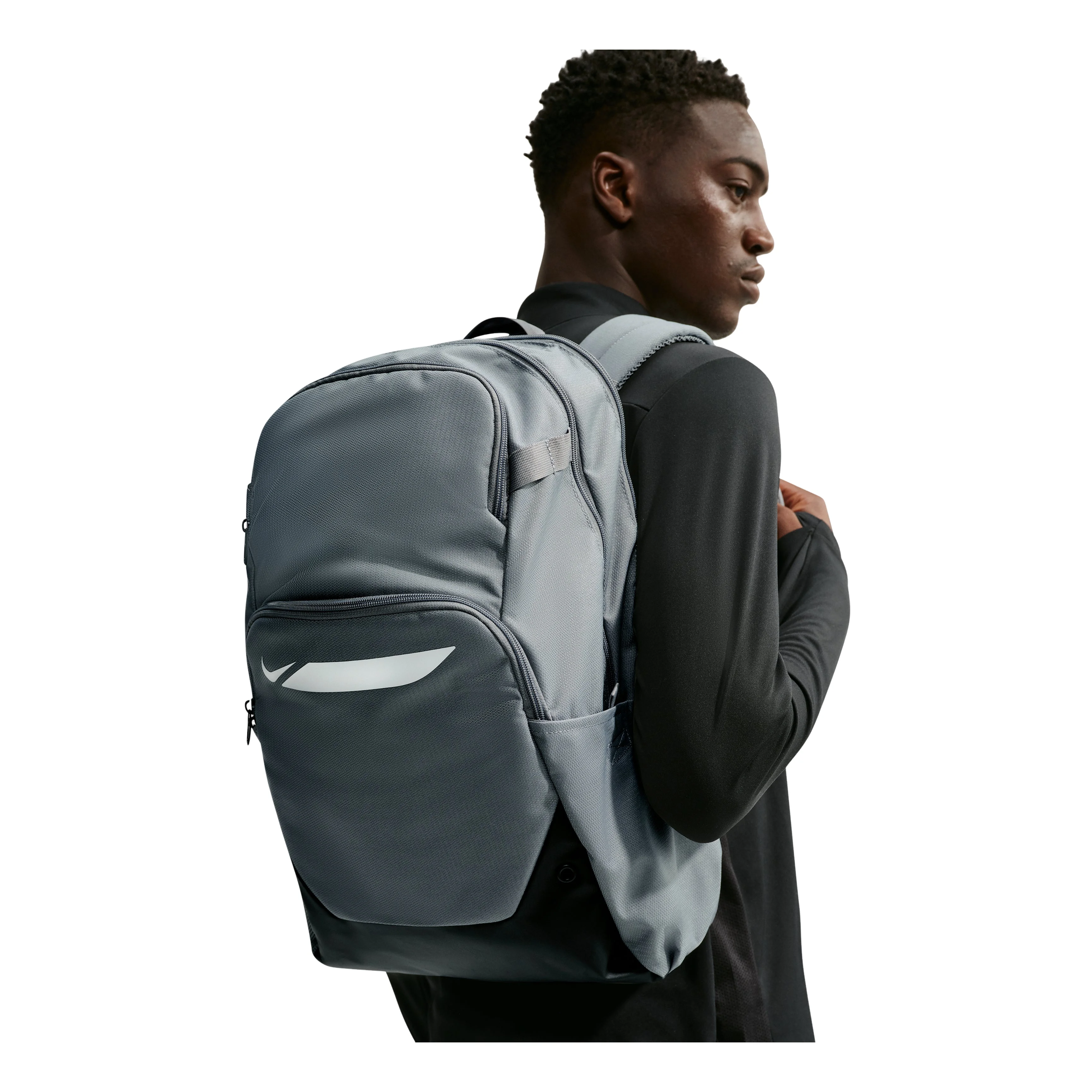 Nike Academy Soccer 30L Backpack 'Cool Grey Black White' IO0912-065 - 1