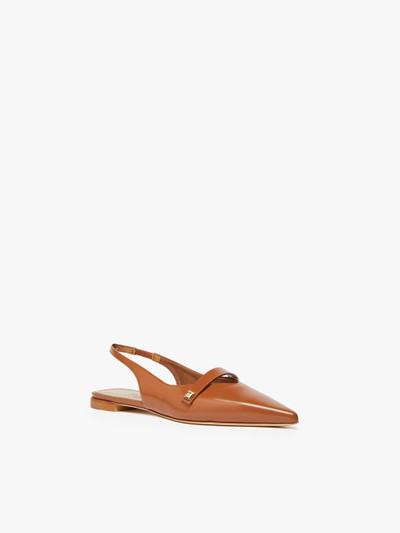Max Mara Flat leather sandals outlook